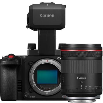 Canon EOS C50 Body + RF 35mm f/1.4 L VCM Lens + Sandisk 128GB TYPE B CFexpress + Taşıma Çantası