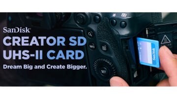 SanDisk 128GB Creator Series 280MB/s V60 UHS-II SDXC Hafıza Kartı SDSDXEP-128G-GNCIS