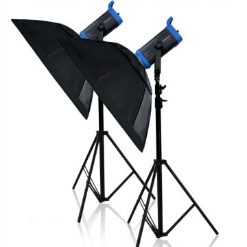 Wellmaking 300W ikili led ışık seti