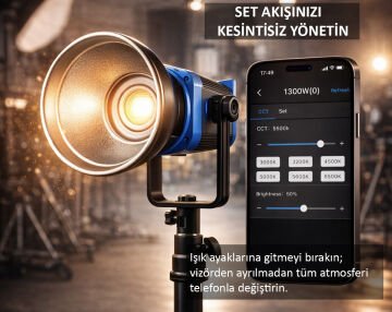 Wellmaking 300W ikili led ışık seti