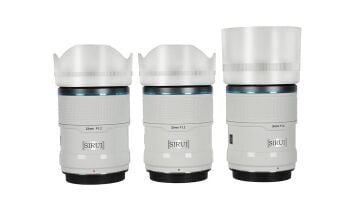 Sirui Sniper 23mm, 33mm & 56mm F1.2 Lens Kiti (X Mount, Beyaz)