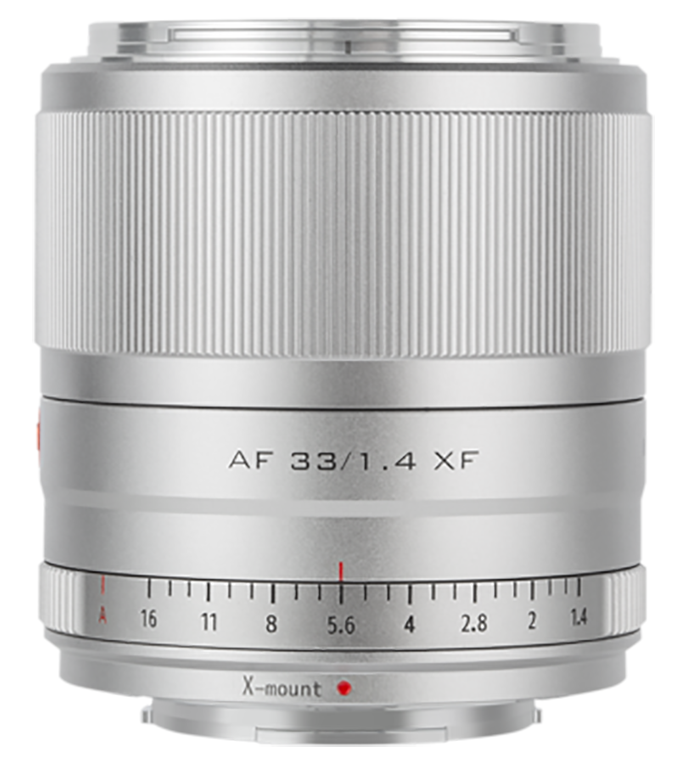 Viltrox AF 33mm f/1.4 XF Lens (Fujifilm X) Silver