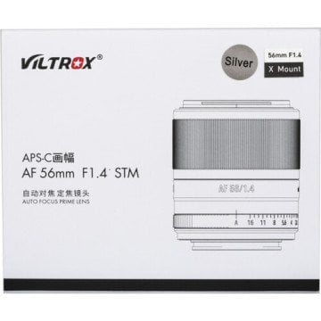Viltrox 56mm f/1.4 STM AF Lens (Fujifilm X) Silver