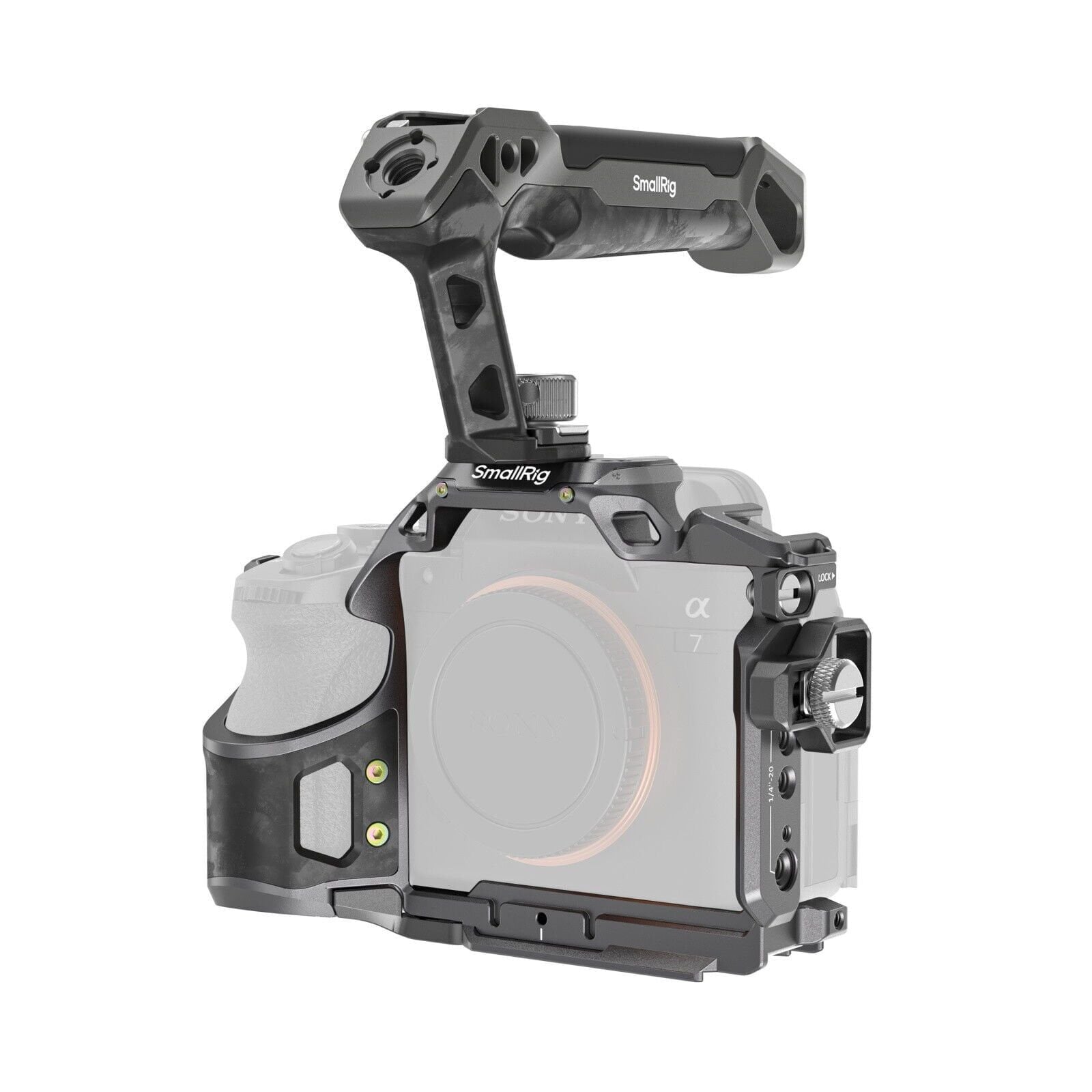 SmallRig 6030 Rhinoceros Kafes Kiti Sony Alpha 7 V / 7R V / 7 IV  için