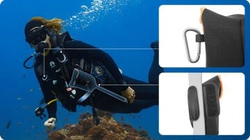 Insta360 X5 Invisible Dive Case | Su Altı Görünmez Dalış Kabı