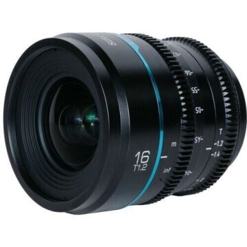 Sirui Nightwalker 16mm T1.2 S35 Cine Lens (E Mount, Siyah)