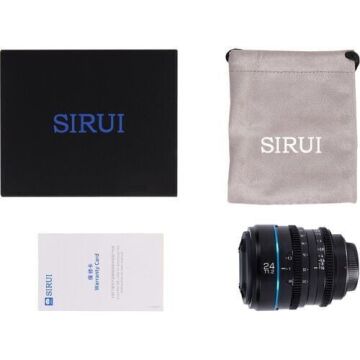Sirui Nightwalker 24mm T1.2 S35 Cine Lens (E Mount, Siyah)… Fiyatı