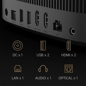 Xgimi Horizon Pro 1500-Lümen 4K Akıllı Ev Sineması Projeksiyon Cihazı