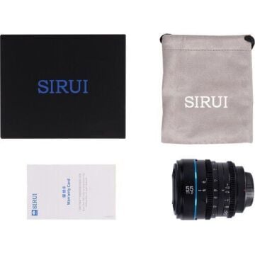 Sirui Nightwalker 55mm T1.2 S35 Cine Lens (E Mount, Siyah)