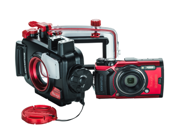 Olympus TG-6 Red + PT-059 Underwater Sualtı Kiti