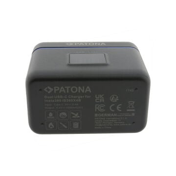 Patona 1745 Insta360 X4 Dual Çiftli Sarj Aleti