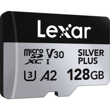 Lexar 128GB UHS-I microSDXC V30 Silver Plus Professional Hafıza Kartı