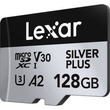 Lexar 128GB UHS-I microSDXC V30 Silver Plus Professional Hafıza Kartı
