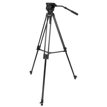 Kingjoy VT-2100L Video Tripod + VT-3520 Video Başlığı - Çantalı Kit