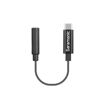 Saramonic SR-C2003 Type-C -3,5mm TRS Ses Jakı Adaptör Kablosu (7,6 CM)