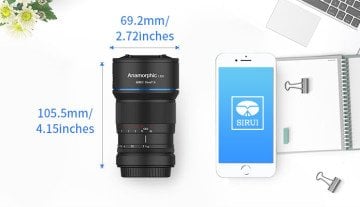 Sirui 50mm f/1.8 Anamorphic Lens (Fuji X Mount)