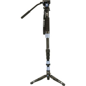 Sirui P204SR VA5 Kafalı Foto Video Monopod