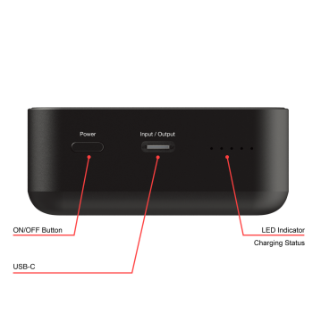 Verbatim 20000 Mah Manyetik Kablosuz (Magsafe) 15W Powerbank 35W PD Siyah Renk Kablo Dahil-(32223)