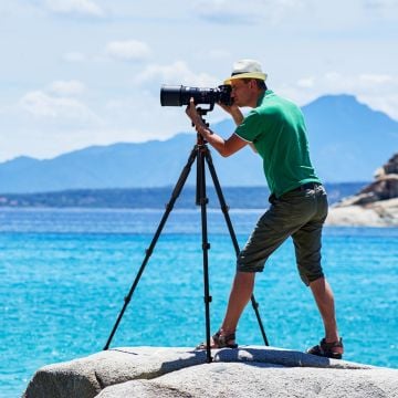 K&F Concept K234A7 + BH-28L Extension Arm Monopod Özellikli Tripod