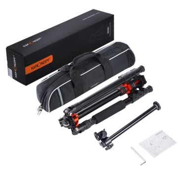 K&F Concept K234A7 + BH-28L Extension Arm Monopod Özellikli Tripod