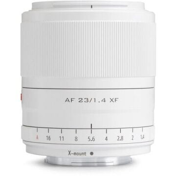 Viltrox AF 23mm f/1.4 XF STM Lens (FUJIFILM X, White)