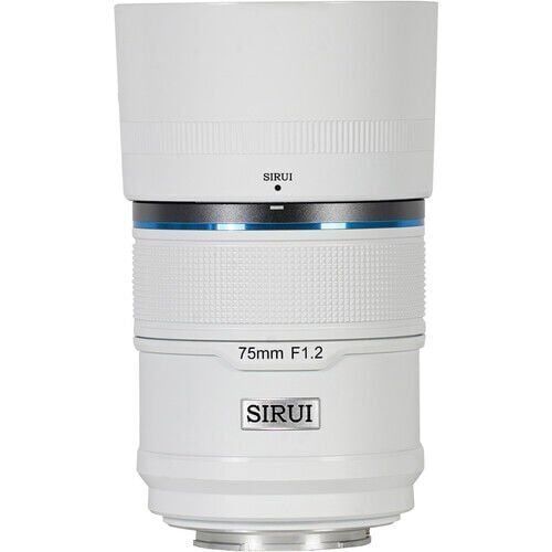 Sirui Sniper 75mm F1.2 APS-C/S35 Auto-Focus Lens (X Mount, Beyaz)