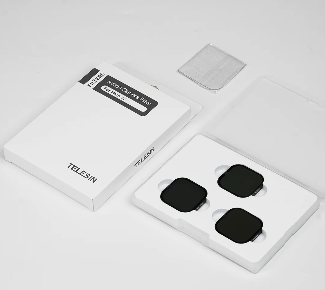 Telesin ND8/16/32 Filtre Seti For GoPro HERO 13  (S5-FLT-12-TGP)