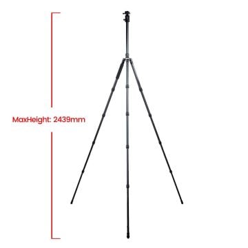 Fotopro X-75C Karbon Fiber Tripod Kit