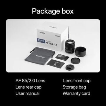 Viltrox AF 85mm F2.0 Evo Nikon Z Mount Full-Frame Lens