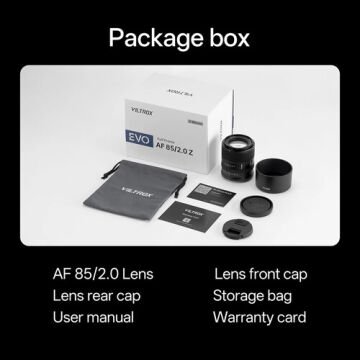 Viltrox AF 85mm F2.0 Evo Nikon Z Mount Full-Frame Lens